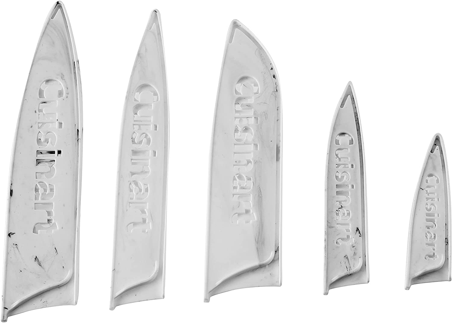 Cuisinart C55-12PCKSAM 12-Piece Ceramic Coated Stainless Steel Knives， Comes with 6-Blades and 6-Blade Guards， Color Coded to Reduce Risk of Cross Contamination， Jewel - Image 4